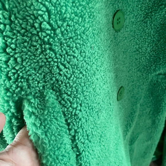 Fashion Nova Vibrant Green Teddy Jacket - Picture 6 of 13